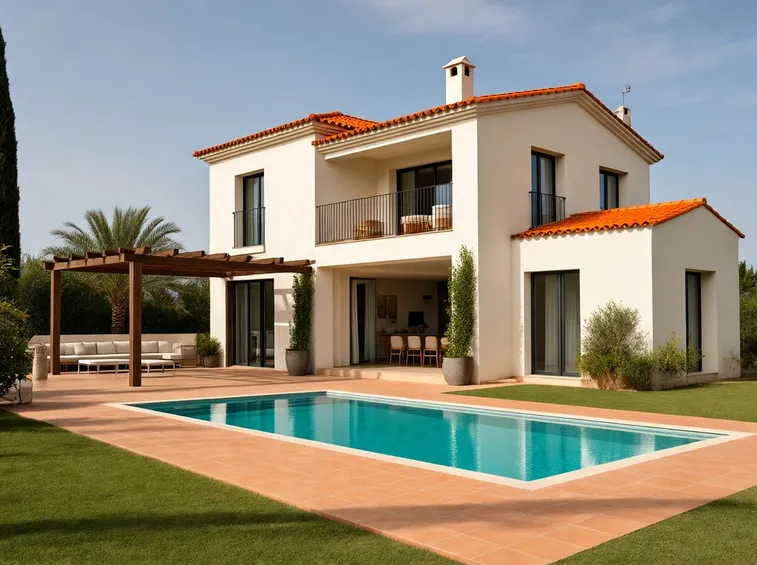 Villa con giardino e piscina