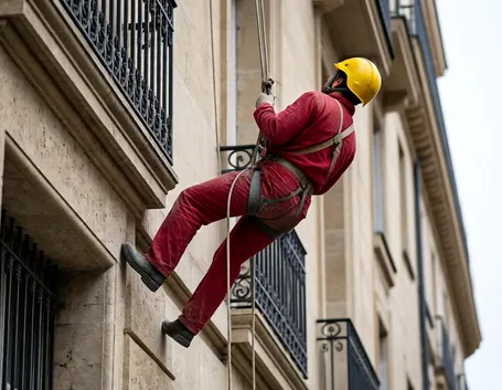 Lavoratore in quota al lavoro