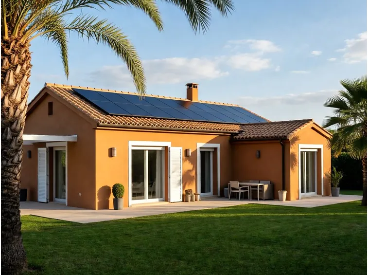 Impianto fotovoltaico villetta