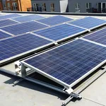 Tetto fotovoltaico di un appartamento