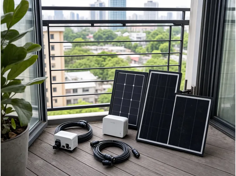 Componenti essenziali del kit solare plug and play
