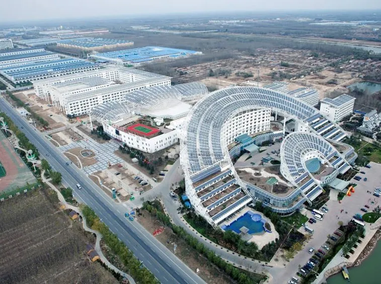 Esempio di progetto fotovoltaico in Cina