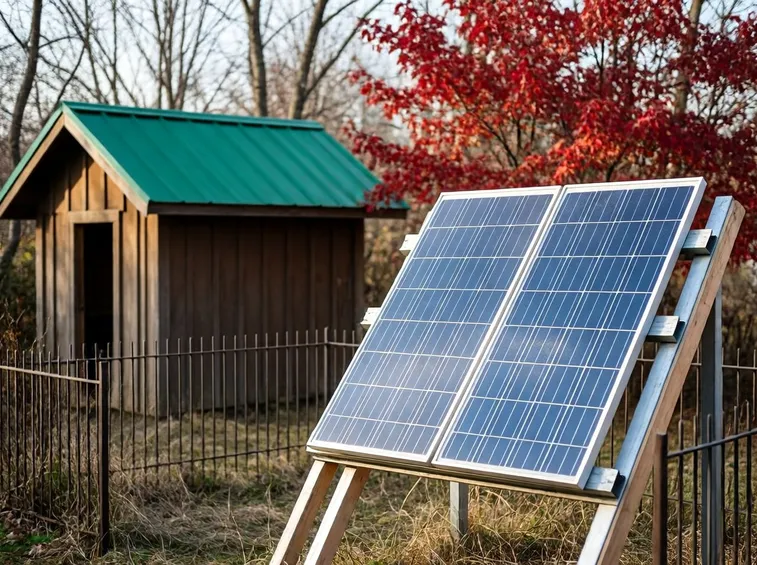Impianto fotovoltaico fai da te in giardino