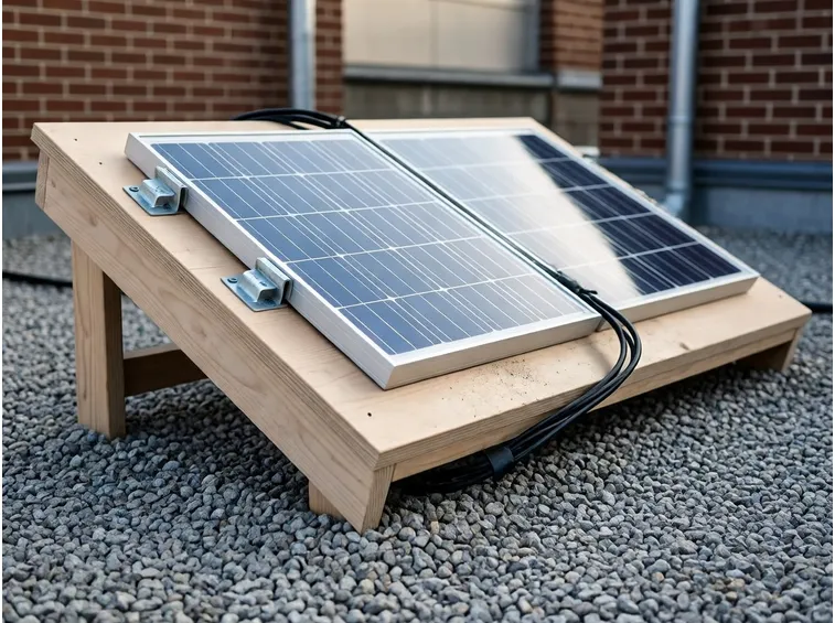 Pannello fotovoltaico fai da te in terrazza
