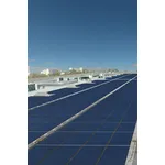 Impianto fotovoltaico a film sottile.