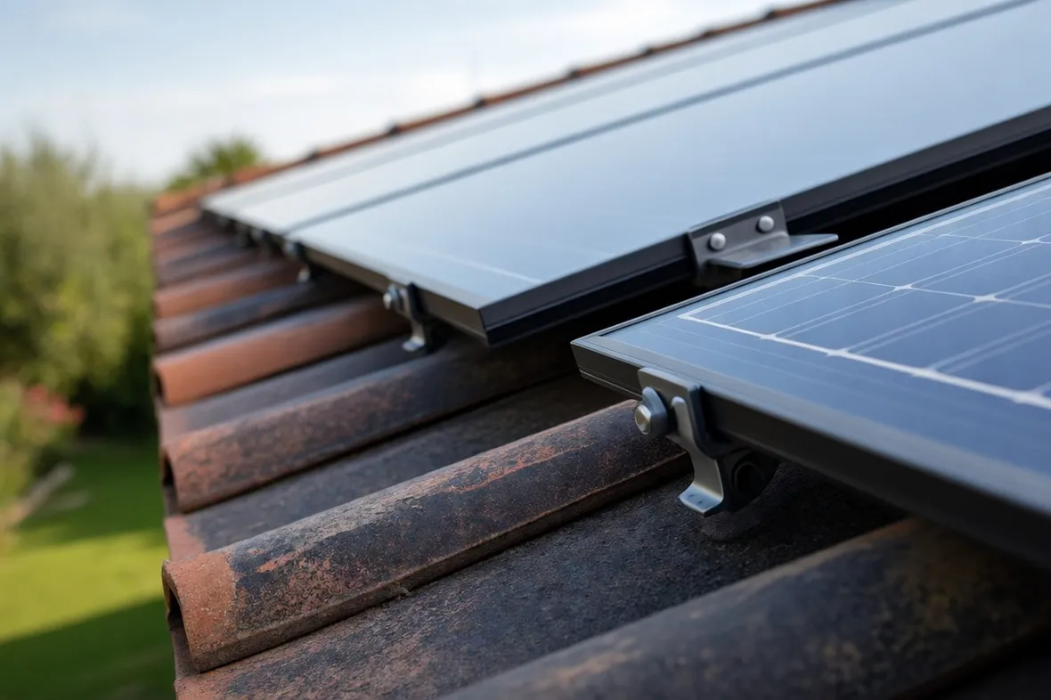Fissaggio pannelli fotovoltaici