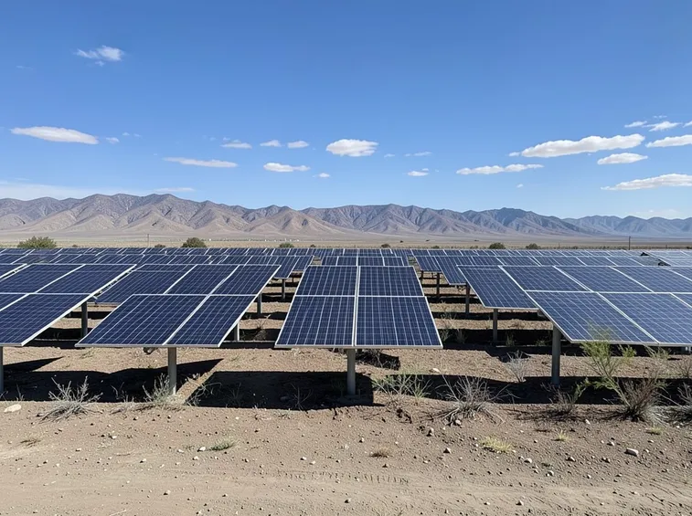 Sistema fotovoltaico a terra