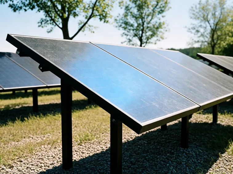 Pannelli fotovoltaici a terra
