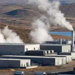 Impianto per la produzione di energia mediante il calore geotermico