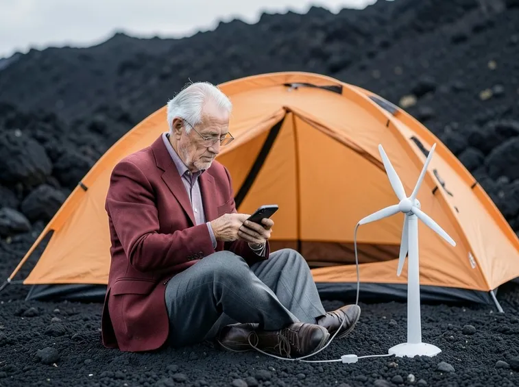 Esempio di impianto eolico portatile fai da te