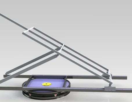 Sistema per inseguimento solare automatizzato.