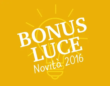 bonus elettricità 2016
