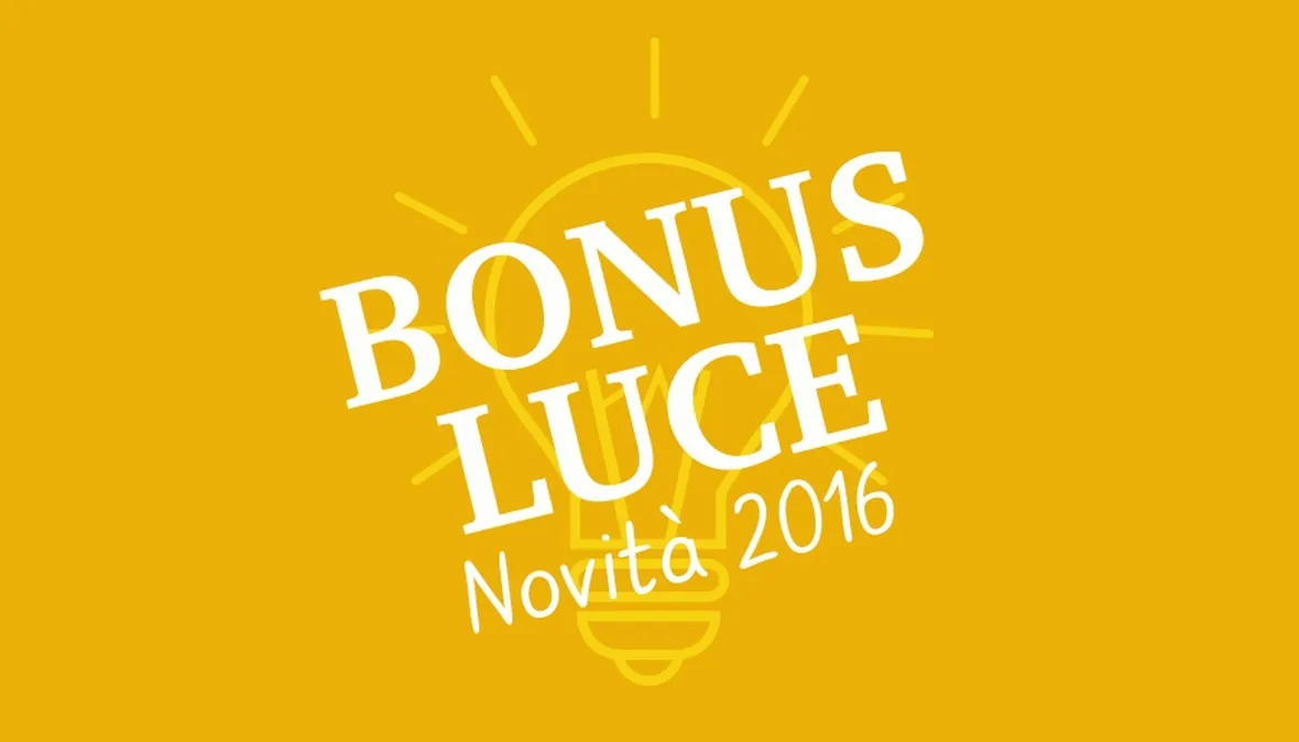 bonus elettricità 2016