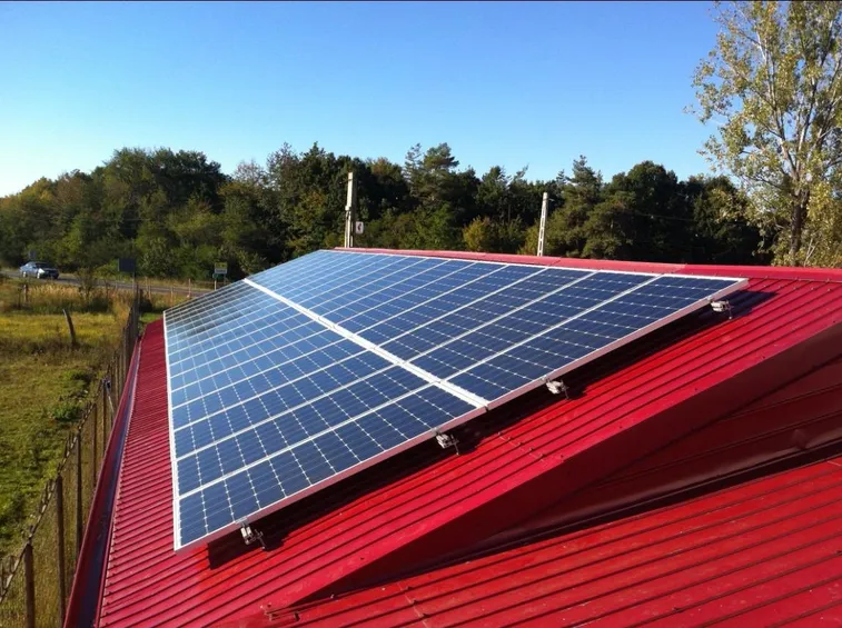 Esempio di pannelli fotovoltaici