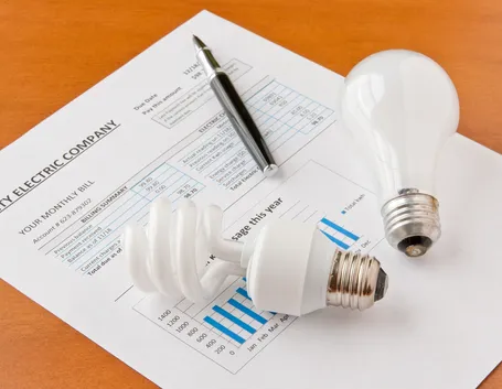 Una bolletta dell'elettricità