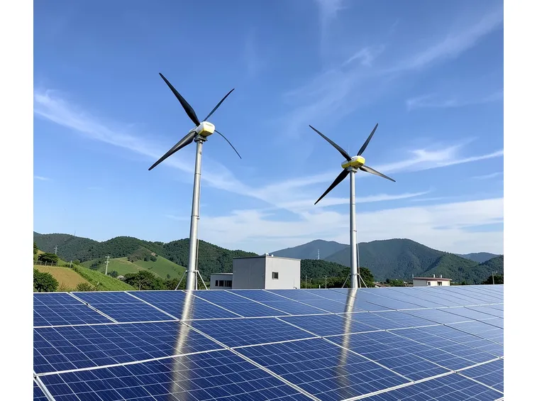 Eolico e fotovoltaico su tetto