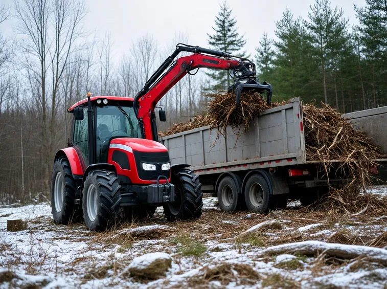 Realizzazione di biomasse da scarti di lavorazioni forestali