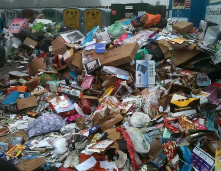 Esempio di rifiuti urbani