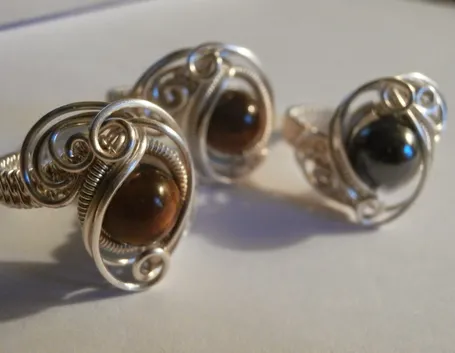 Anello filo argento