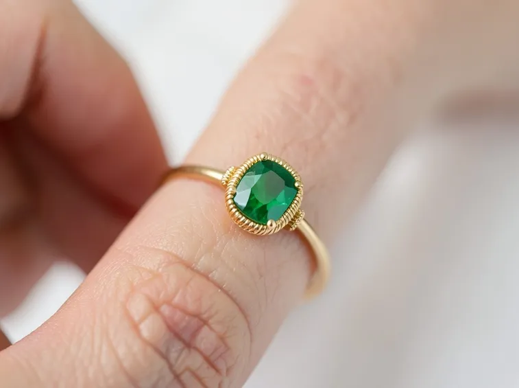 Anello filo oro