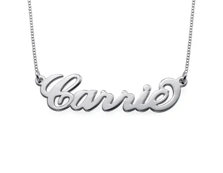 Collana con nome a catena