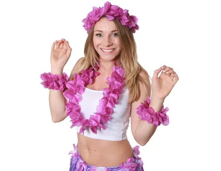 Collane hawaiane decorative