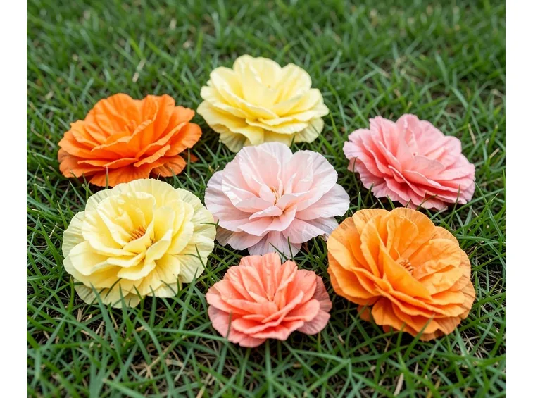 Fiori di carta velina