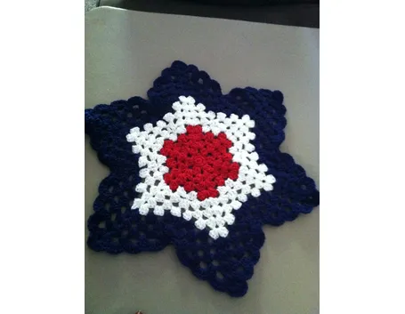 Schema a stella con punte arrotondate