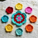 Fiori all'uncinetto