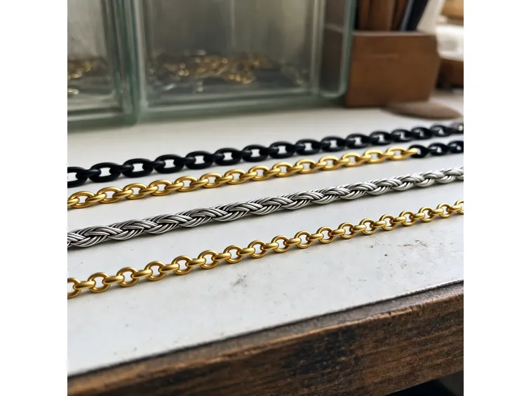 Diverse catene per bracciali e collane