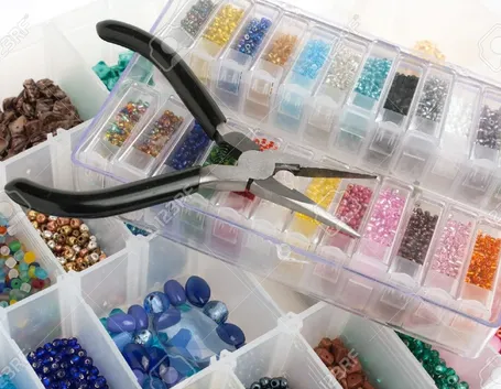 Esempio di vasto assortimento di perline