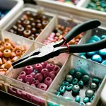 Esempio di vasto assortimento di perline
