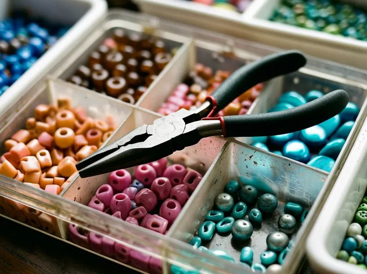 Esempio di vasto assortimento di perline