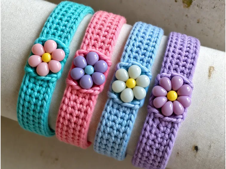 Braccialetti di uncinetto