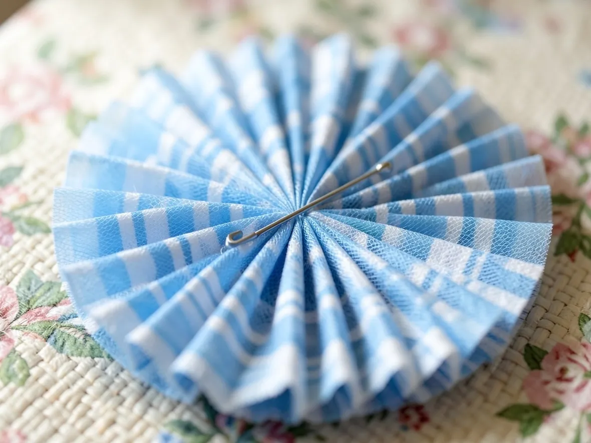ghirlanda nascita tulle