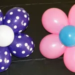 Fiori di palloncini legati