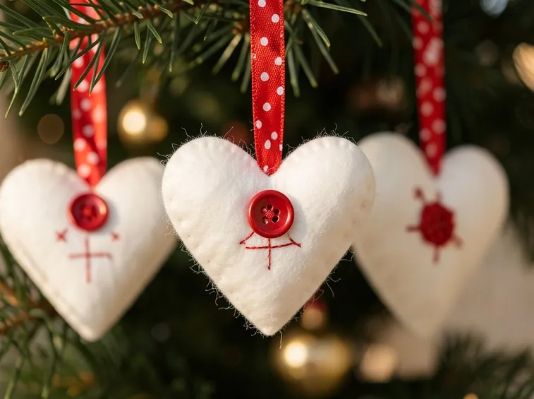 decorazioni natalizie in feltro
