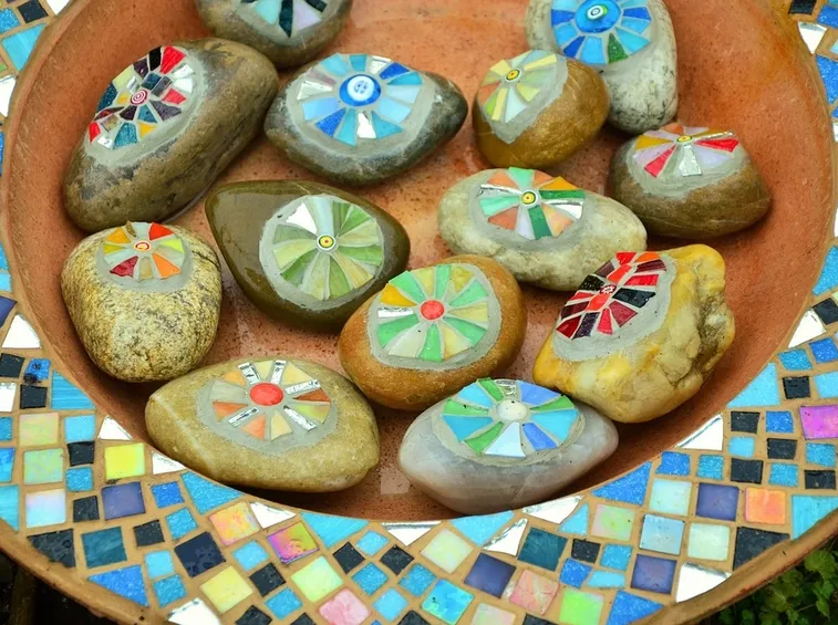 Piatto con mosaico