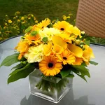 Composizione di fiori gialli