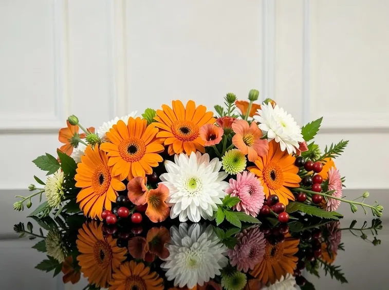 Composizione di fiori misti