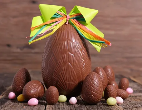Uova di Pasqua di cioccolato