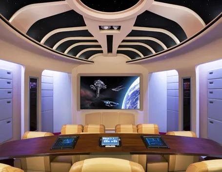 Modello di Home Theatre.