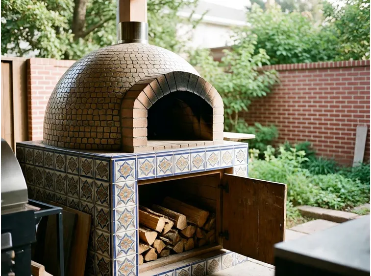 Forno a legna in giardino