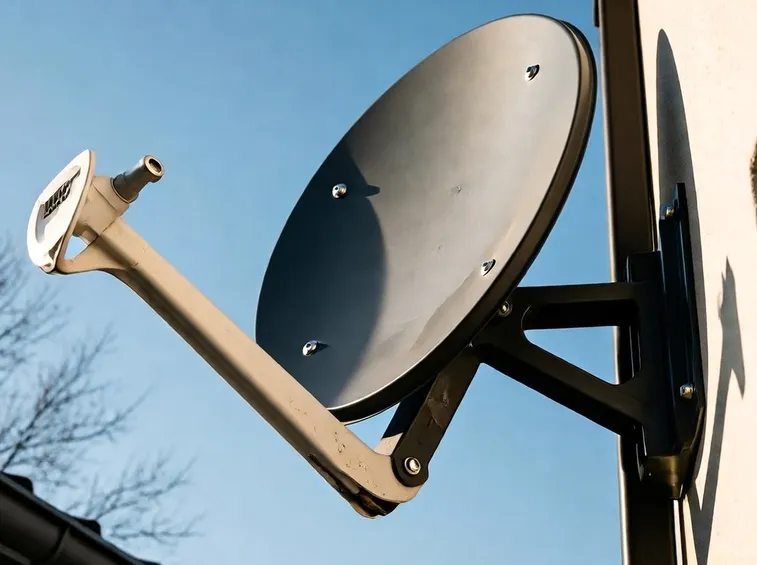 Antenna parabolica installata