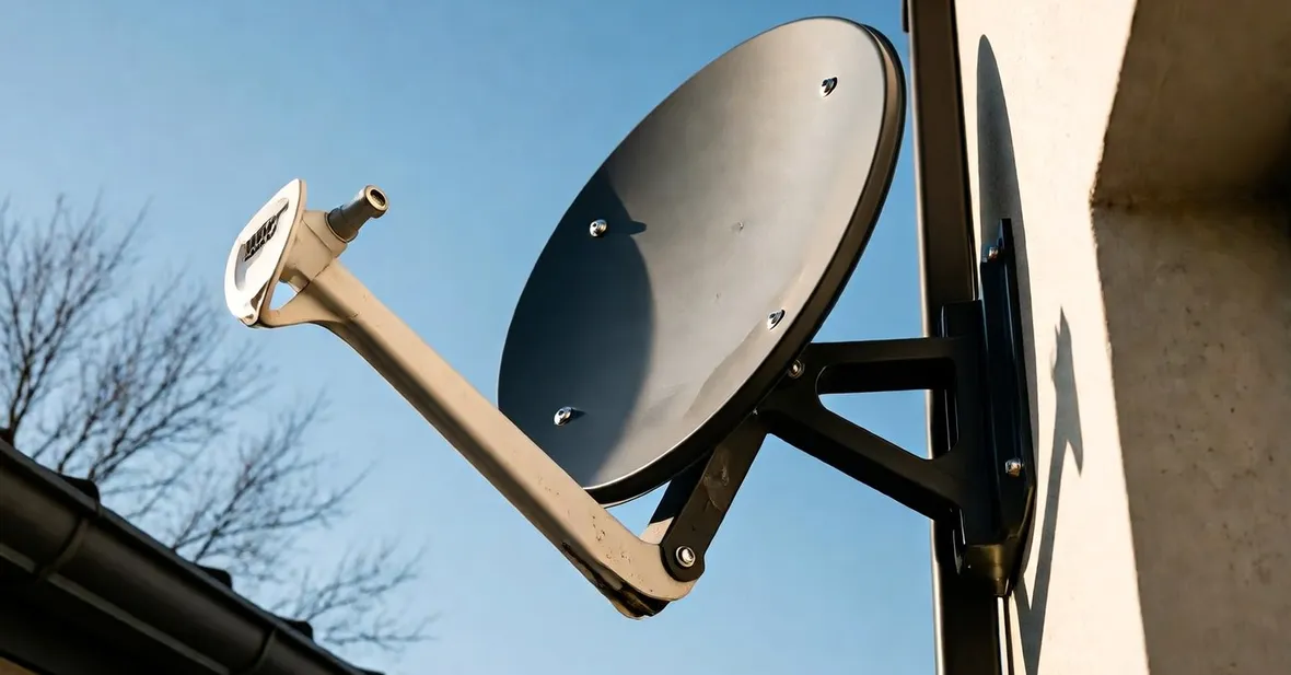 Antenna parabolica installata