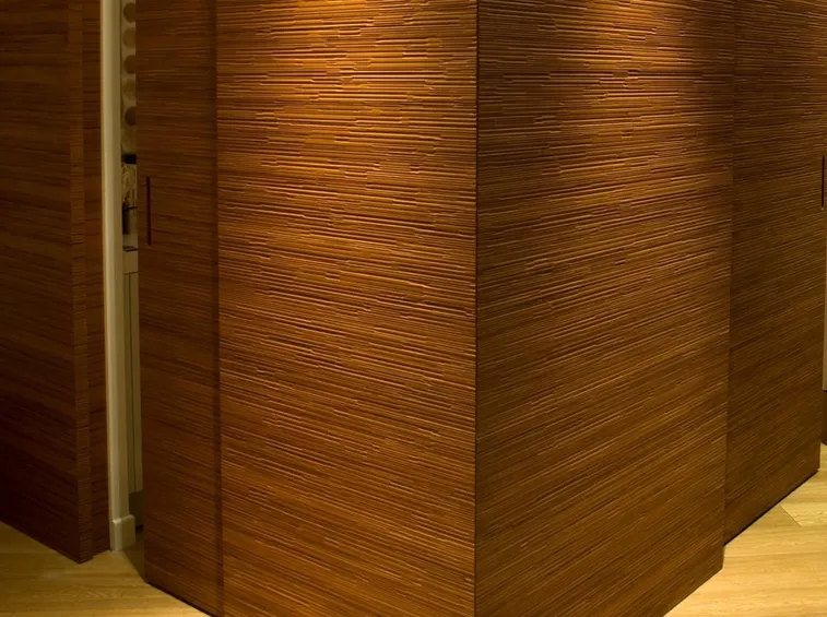 Un esempio di boiserie di legno