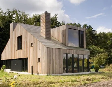 Casa in legno moderna