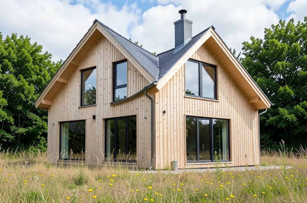 Casa in legno moderna