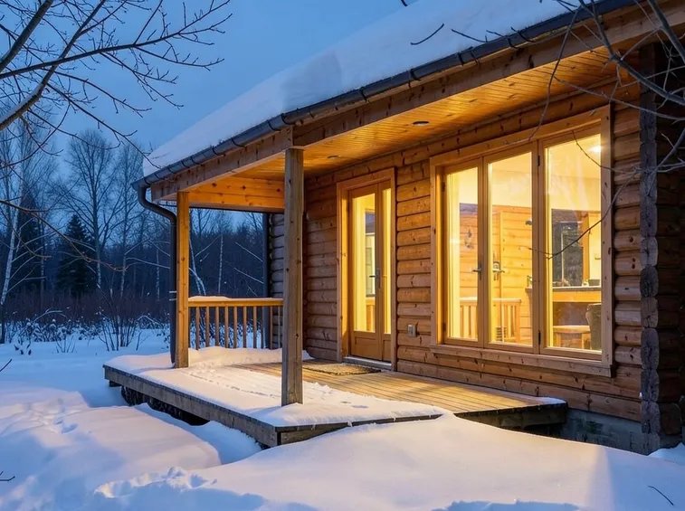 Un lato della casa di Taurusa