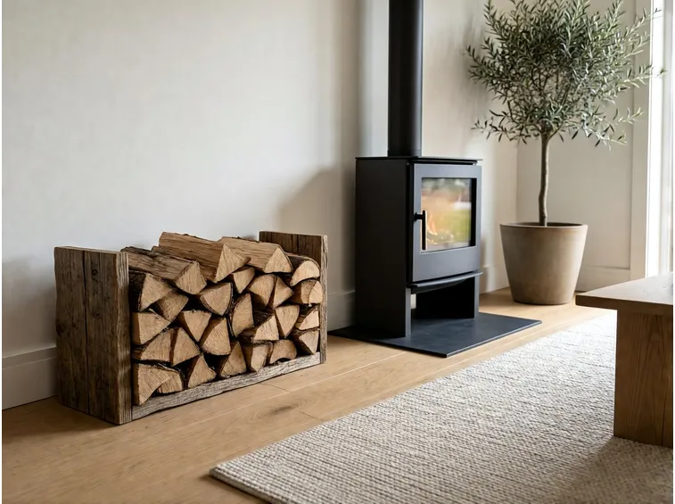 Quale legno di recupero scegliere per un portalegna da usare in casa